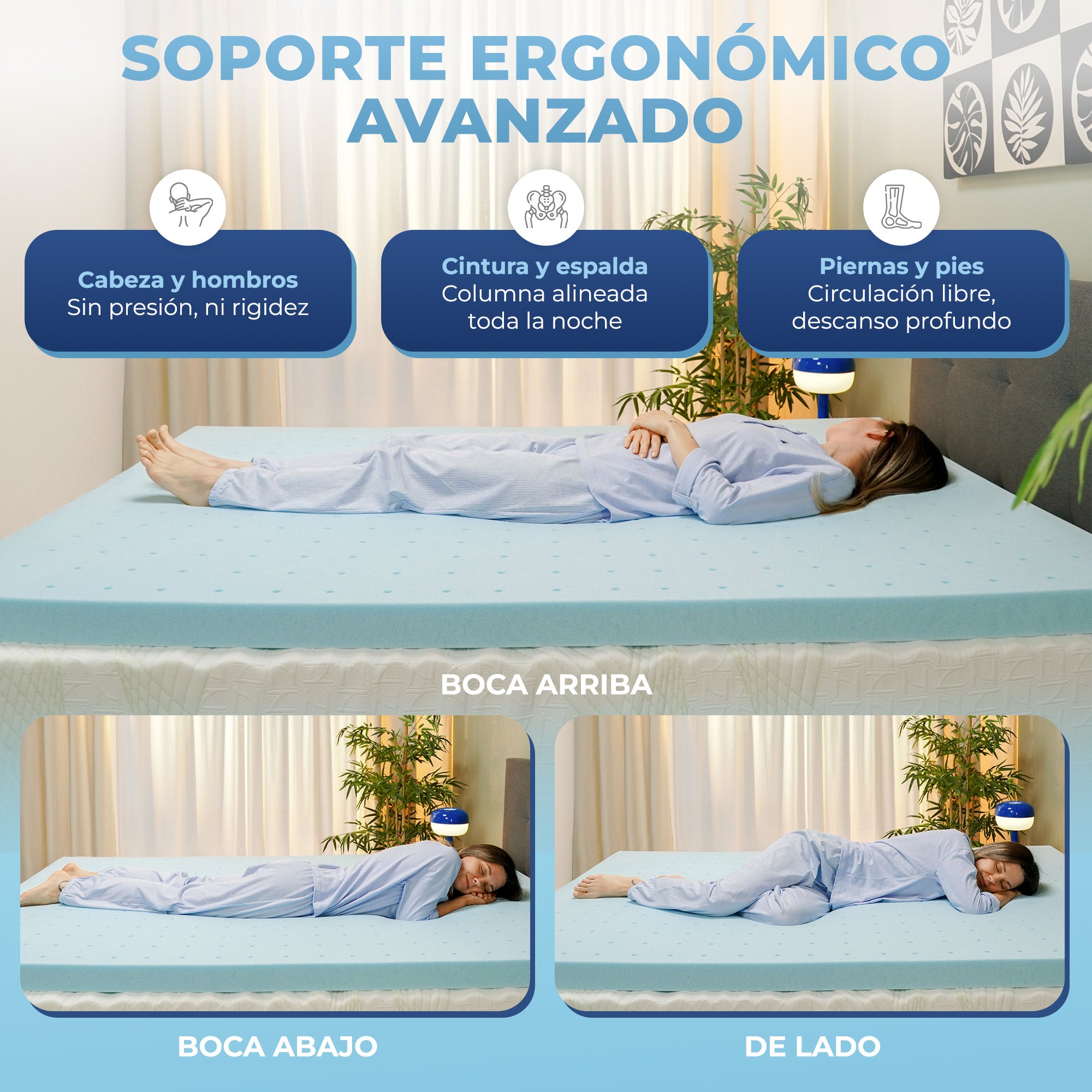 Topper Visco Gel Premium QUNCEL®