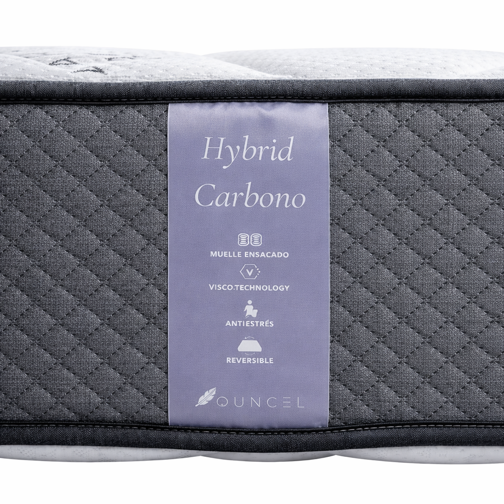 Colchón Hybrid Carbono QUNCEL®