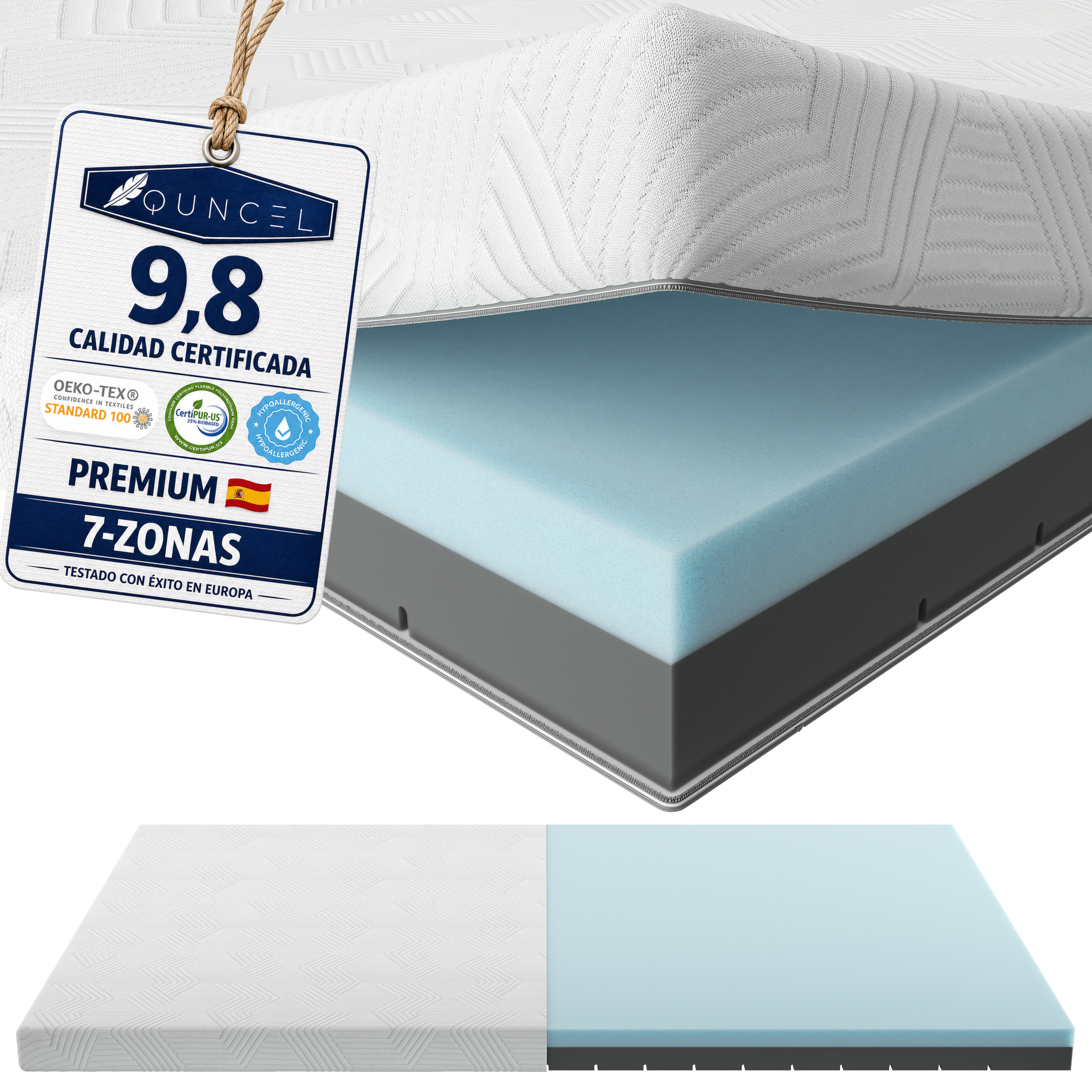 Topper ViscoGel Hybrid QUNCEL®